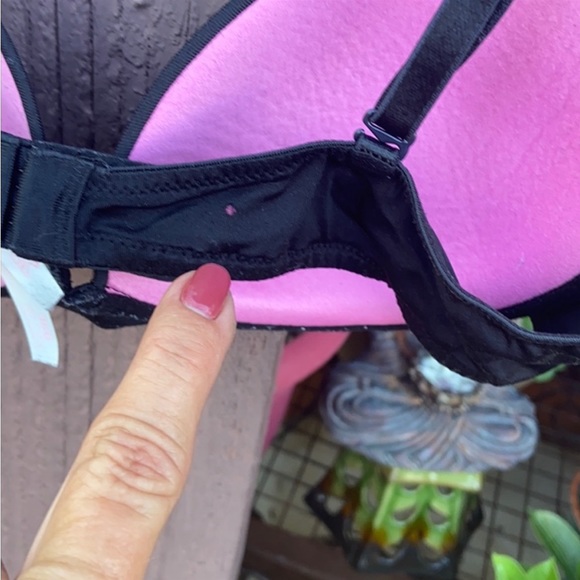 VS PINK Convertible Back Black & Pink Bra - Picture 6 of 7
